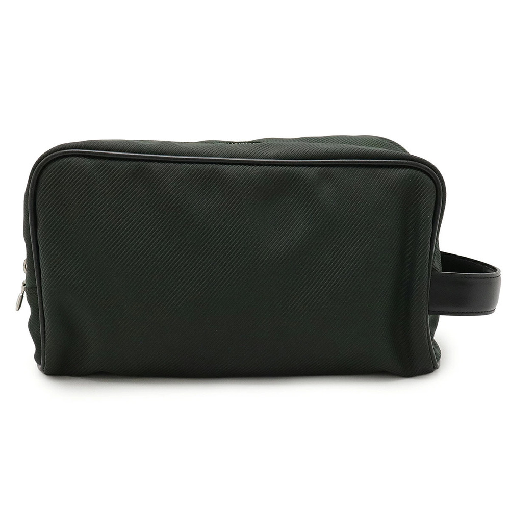 LOUIS VUITTON Taiga Parana Shoulder Bag Handbag Canvas Leather Ardoise Black